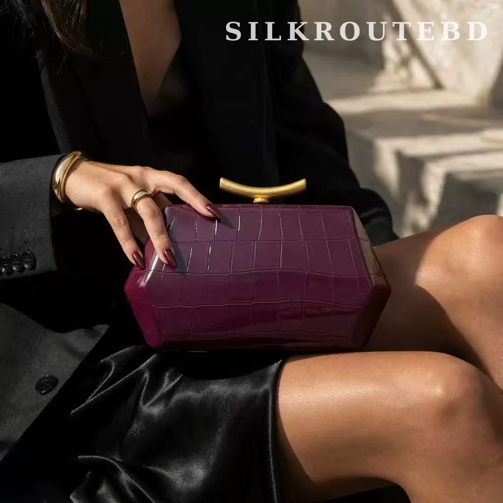 PU Retro Oval Mini Bag