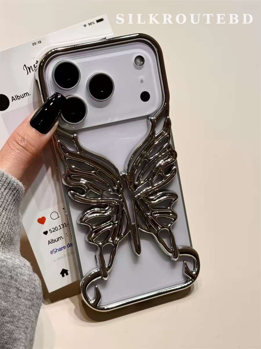 Borderless Butterfly Hollow Phone Case